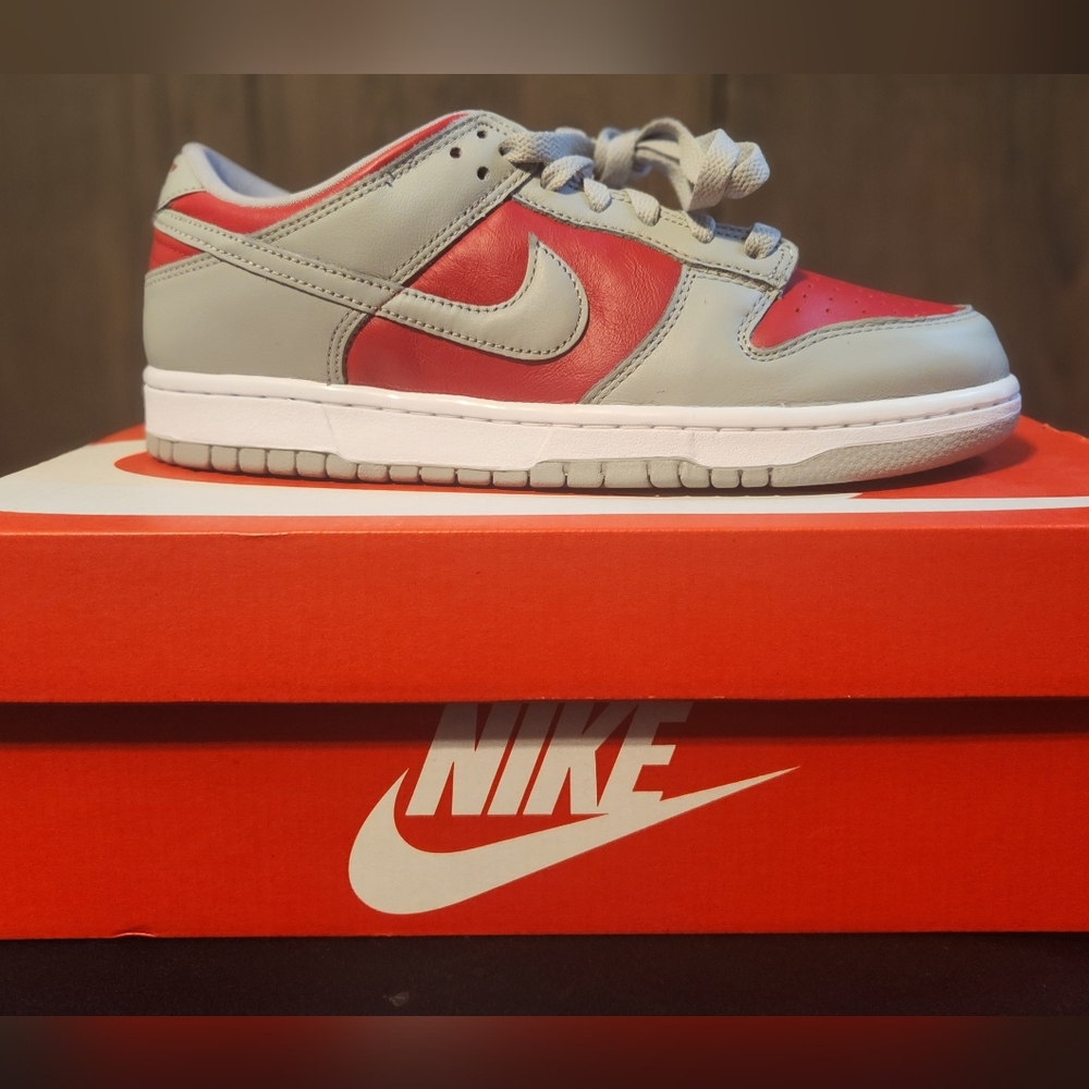 Nike Dunk Low QS Varsity Red/Silver- White